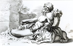 Fiume Nilo, c.1653 da Francois Perrier